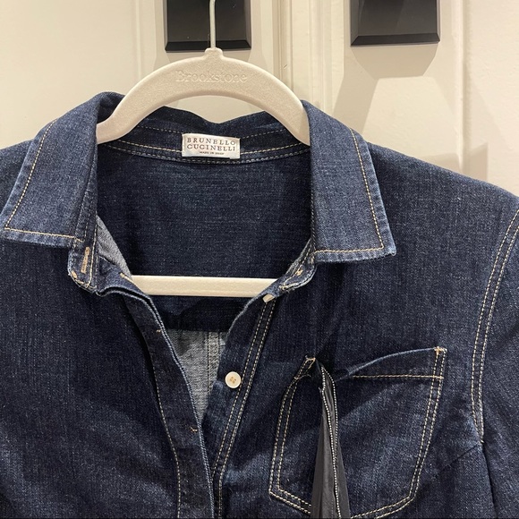 Brunello Cucinelli Women’s Denim Shirt - Picture 8 of 9